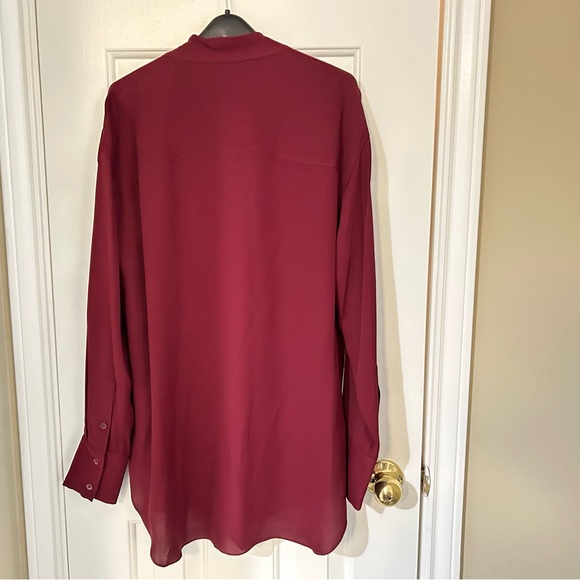 Theory Silk Tie Bow Blouse - Picture 4 of 5